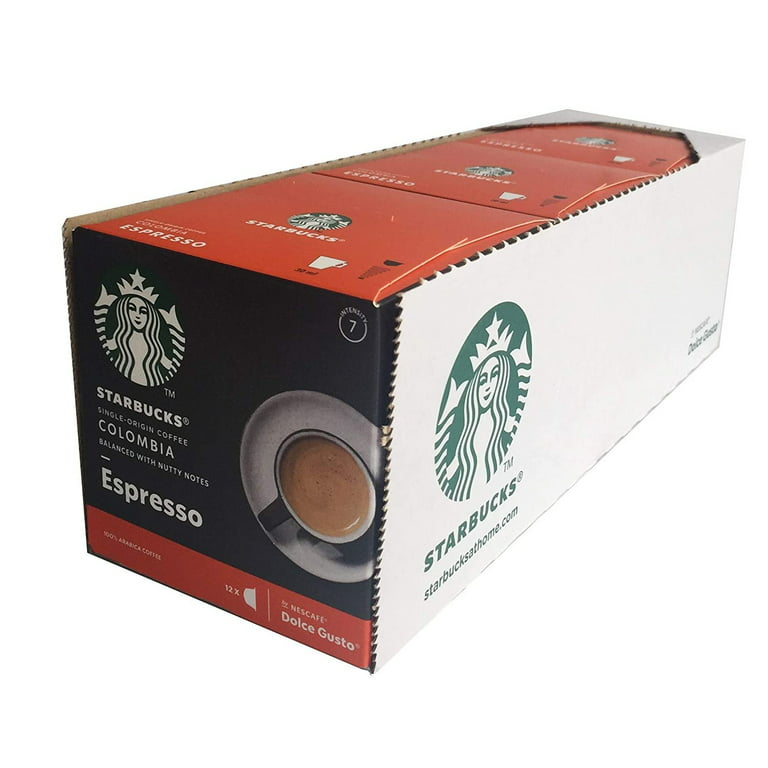  Nescafe Dolce Gusto Starbucks Colombia Espresso x 3 Boxes (36  Capsules) 36 Drinks : Grocery & Gourmet Food