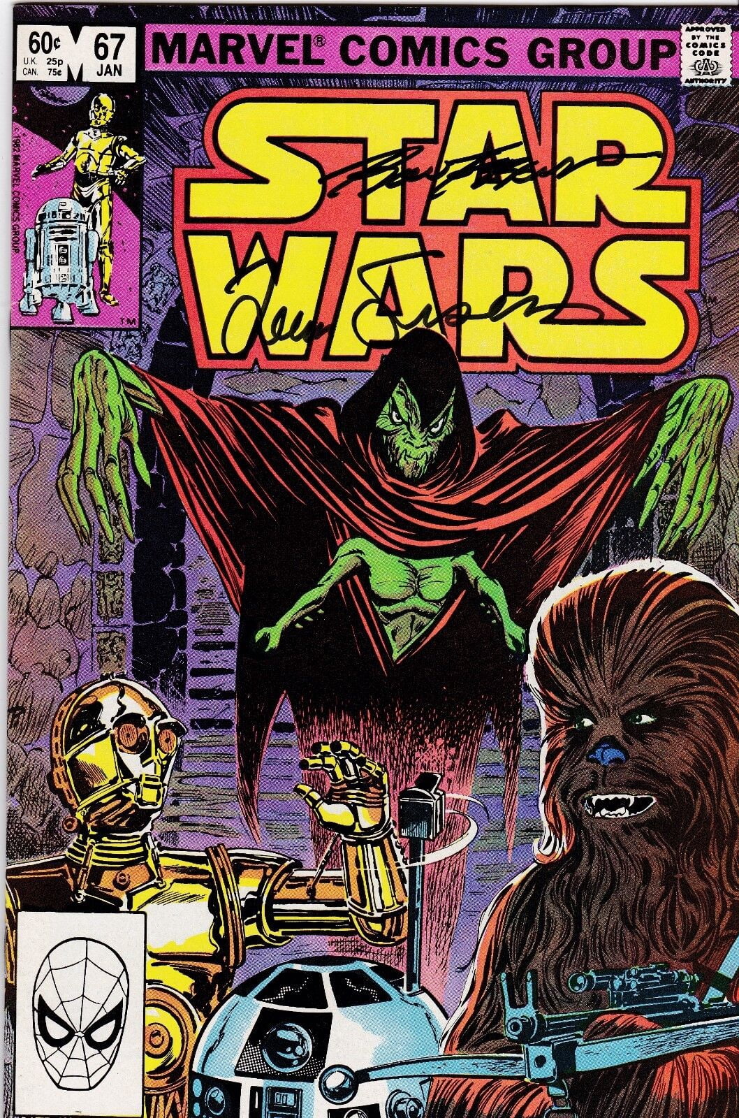1977 Star Wars #67 Signed Ron Frenz & Louise Simoson