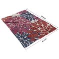 thumbnail image 4 of Red and Blue Floral Pattern Blanket,Comfortable Soft Lamb Wool Throw Blanket,All Season,Warm Lightweight Blankets for Sofa Bed Couch Living Room Chair,40"x50", 4 of 4