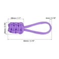 thumbnail image 2 of Uxcell Zipper Pulls Replacement Extension Cord Handle Fix Pull Tab Fixer Slider Head Repair Kit Purple 6 Pack, 2 of 5