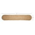 thumbnail image 3 of VHC Brands Jute Farmhouse Tabletop Kitchen Oval 13x72 Runner, Natural Tan, 3 of 5