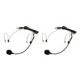 thumbnail image 2 of Matsuzay Gancho para la oreja doble Auriculares con cable Micrófono tipo diadema Negro XLR Type1, 2 of 6