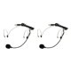 thumbnail image 2 of Matsuzay Gancho para la oreja doble Auriculares con cable Micrófono tipo diadema Negro XLR Type1, 2 of 6