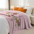 thumbnail image 4 of Easter Throw Blanket, Warm Fleece Flannel Bed Blanket, Lightweight Easter Cross Blanket for Sofa Bed Couch 50"x60", 4 of 8