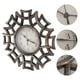thumbnail image 3 of Reloj de esfera vintage Reloj silencioso hueco europeo 3D Reloj de pared decorativo grande para sala de estar Dormitorio Cocina (Negro), 3 of 5