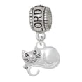 thumbnail image 1 of Delight Jewelry Curled Up Cat Lord Guide Me Charm Bead, 1 of 4