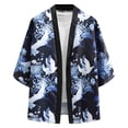 thumbnail image 1 of Rebeca Con Estampado de Verano Para Hombre, Camisa Japonesa, Impresión Sin Posicionamiento Odeerbi ODB-6, 1 of 9