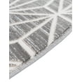 thumbnail image 3 of Jill Zarin Uptown Collection Area Rug - Fifth Avenue (5' 3" Round Gray/Ivory), 3 of 5