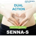 thumbnail image 2 of Puregen Labs Senna-S Natural Vegetable Laxative Plus Stool Softener Dual Action - Senna Plus | Gentle Dependable Overnight Relief of Occasional Constipation - 250 Tablets - 2PK, 2 of 6