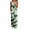 thumbnail image 2 of Wancir Womens Casual Jumpsuits Loose Overalls Summer Sleeveless Stretchy Wide Leg Long Pants Romper with Pockets, 2 of 5