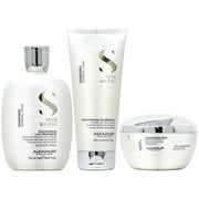 Alfaparf Semi Di Lino Diamond Illuminating Shampoo 8.45oz & Conditioner 6.76oz Mask 6.98oz