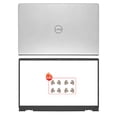 thumbnail image 1 of New Case For DELL Inspiron 15 3510 3511 3515 3520 3521 LCD Back Cover Front Bezel Hinges Housing Rear Lid TOP Back Cover silver AB case, 1 of 6