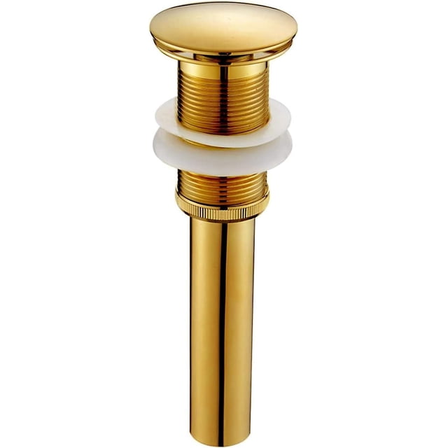Wearee pop up sink in premium stainless steel and brass without overflow.