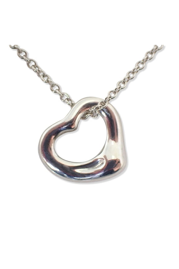 Pre-Owned TIFFANY & Co. 925 Heart Pendant Necklace