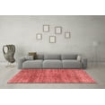 thumbnail image 3 of Ahgly Company Indoor Rectangle Abstract Red Modern Area Rugs, 4' x 6', 3 of 4
