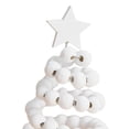 thumbnail image 6 of Tabletop Christmas Tree Decorative Mini Christmas Tree for Gifts Party Decor White Beads, 6 of 7