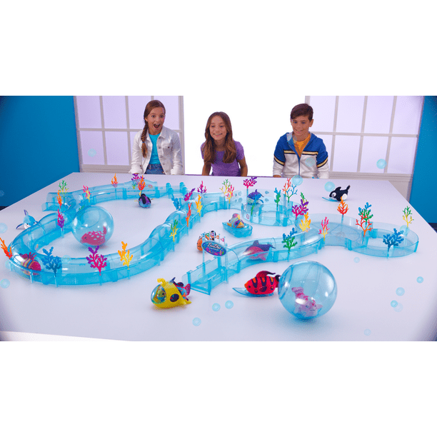 ZhuZhu Aquarium Motorized Fish Toy – Flip the Orca - No
