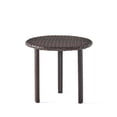 thumbnail image 4 of Noble House Palmilla Faux Rattan/Iron Patio End Table in Multi-Brown (Set of 3), 4 of 12
