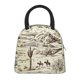 thumbnail image 1 of Disketp Wild West Desert With Cowboys Bolsa Térmica para Almuerzo, Lonchera con Abertura Amplia y Gran Capacidad, Organizador Reutilizable para Mujeres, Hombres y Adultos, 1 of 6
