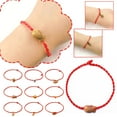 thumbnail image 2 of SSKFHGI H1-3-1 Fortune Gourd Small Gift Bracelet Red Rope Small Gift Bracelet, 2 of 8
