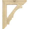 thumbnail image 3 of Ekena Millwork 4"W x 22"D x 26"H Balboa Slat Rough Sawn Bracket, Douglas Fir, 3 of 4