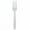 White, variant on Karat PS Plastic Extra Heavy Weight Disposable Fork - Clear - 1,000 Ct, U2020C