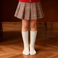 thumbnail image 2 of Posijego Kids Girls Winter Socks Knee High Warm Socks School Uniform Soft Cotton Thick Stockings for Little Girls, 2 of 5