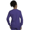 thumbnail image 5 of Cherokee Workwear Prints Women's Scrubs Jacket Snap Front Warm Up 4350, 5 of 7