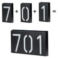 thumbnail image 2 of LED Solar House Number Light,Garden Numbers Solar Powered Address Sign LED Illuminated Outdoor Plaques and Wall Art Lighted Up for Home Yard Street, 2 of 7