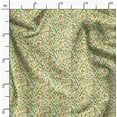 thumbnail image 2 of Soimoi Florals Printed, Polyester Fleece, Fabric by The Yard Sewing DIY Stretch Fabric 56 Inches Wide, WarmFabric for Hats, Coats, Gloves, Blankets, Yellow, 2 of 6