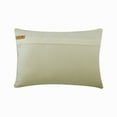 thumbnail image 3 of Ivory 12"x22" (30x55 cm) Rectangle Pillow Covers, Linen Applique Lumbar Pillow Covers, Geometric Pattern Modern Style - Gold Heist, 3 of 3