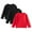 Red, variant on Ulanda 3PC Boys Girls Long Sleeve Shirts Cotton Casual Crewneck Printed Kids T-Shirts (Red, 8-10 Years)