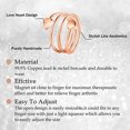 thumbnail image 5 of JUNTEX Lymphatic Drainage Therapeutic Magnet Therapy Rings for Women Men Adjustable, 5 of 12