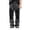 Black_#03, variant on Mens Stretch Denim Work Pants Layered Patchwork Utility Jeans Straight Leg Japanese Retro Long Trousers for Fall with Pockets,S