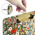 thumbnail image 6 of FORMRS Acrylic Clipboard with Low Profile Clip Standard A4 Letter Size, 12.5" x 9", Beige Floral Garden, 6 of 8