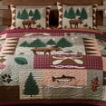 thumbnail image 5 of Greenland Home Moose Lodge Quilted Bedding Set, King, Natural, 5 of 5