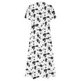 thumbnail image 4 of 2026 ! JINMGG Summer Dresses 2026, Dresses for Women 2026 Women Casual Loose Bohemian Floral Dresses with Pockets Short Sleeve Summer Beach Swinging Dress White XL, 4 of 4