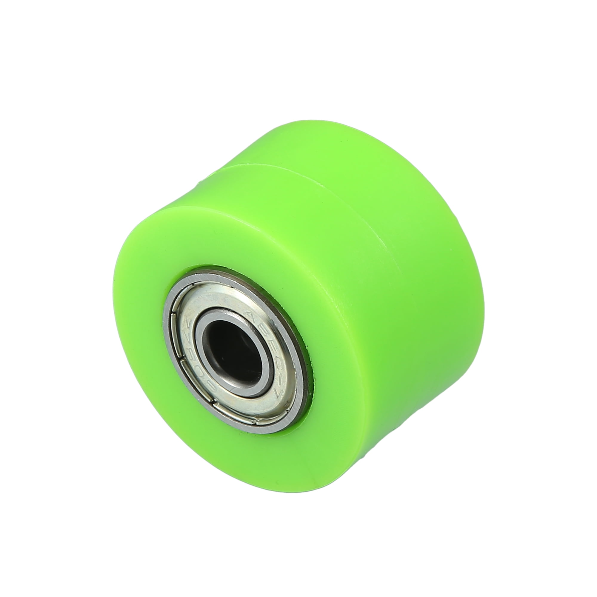 Unique Bargains 8mm Drive Chain Pulley Roller Slider Tensioner Wheel Guide Green