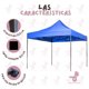 thumbnail image 3 of INMATMEX Toldo Carpa Plegable Reforzada con Paredes 2x3 m - Color Azul, 3 of 5