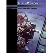 Dan Coates Popular Piano Library: Favorite Movie Solos