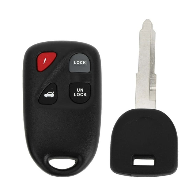 Unique Bargains 313.8MHz KPU41805 Control Remoto de Entrada Sin Llave Transponder Llave de Encendido para Mazda 6 RX-8 63 80 Chip 4 Botón