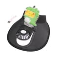 thumbnail image 3 of Sombrero con ventilador de enfriamiento Sombrero para el sol Ventilador incorporado Tres configuraciones Recargable Protección solar dinosaurio negro, 3 of 9