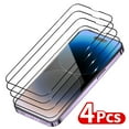 thumbnail image 1 of 4PCS Full Cover Protective Glass For IPhone 15 11 X XR XS MAX 6 7 8 Plus Screen Protectors On iPhone 11 13 12 14Pro Glass, 1 of 6