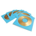 thumbnail image 5 of 100 Pack CD DVD Thick Paper Sleeves (Blue) Standard Envelope Cases Display Storage Premium with Window Cut Out and Flap for Music Movie Video Game Disc, 5 of 5
