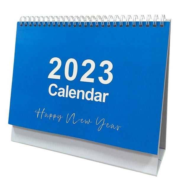 2023 Calendar Small English Desk Calendar Runs from January 2023