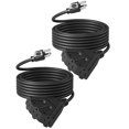 thumbnail image 1 of Cable de extensión DEWENWILS Cable de alimentación triple SJTW 16/3 de 25 pies, 1 of 7