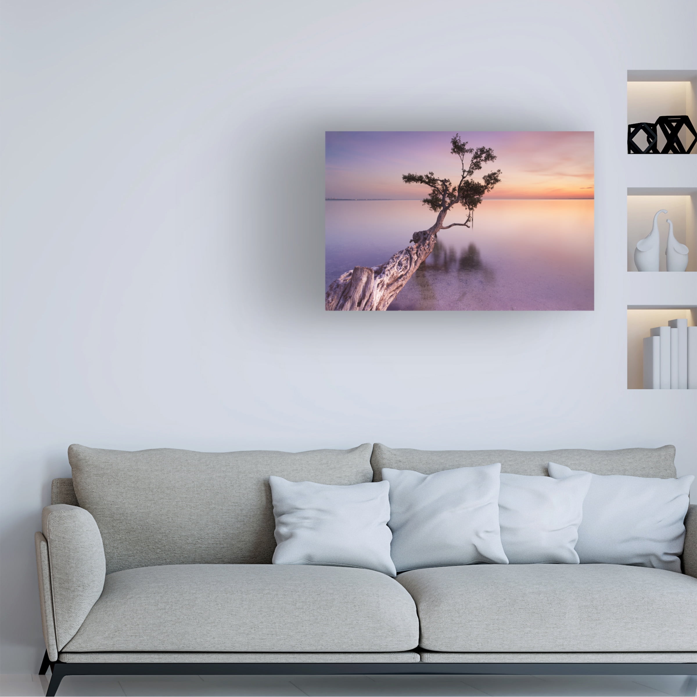 Trademark Fine Art "Water Tree XI" Canvas Art by Moises Levy