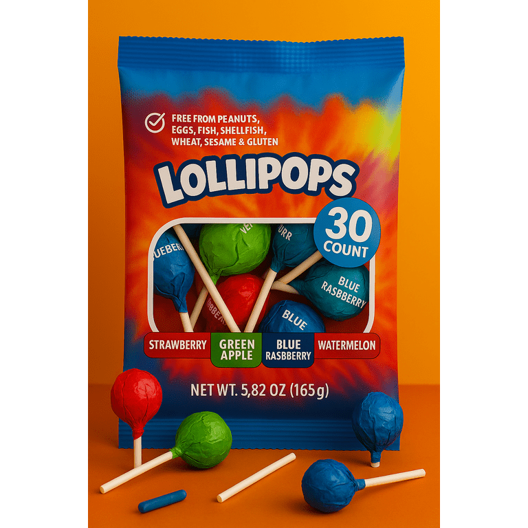 Hilco Sweets Lollipops Assorted Flavors 30 Count 5.82 oz Bag