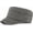 Grey, variant on Vintage Military Cadet Army Cap for Men Washed Cotton Flat Top Hat