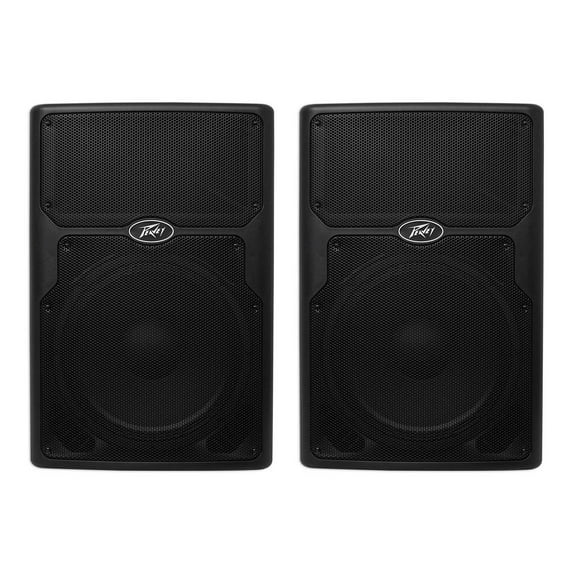 (2) Peavey PVXP15DSP 15" Powered Active DJ/PA Speakers w DSP and 128dB SPL!